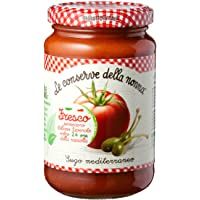 Los mejores  - Le Conserve della Nonna - Salsa Sabores del Sol - Con Alcaparras y Orégano- Ideal Para Pastas de Sémola- Producto 100…